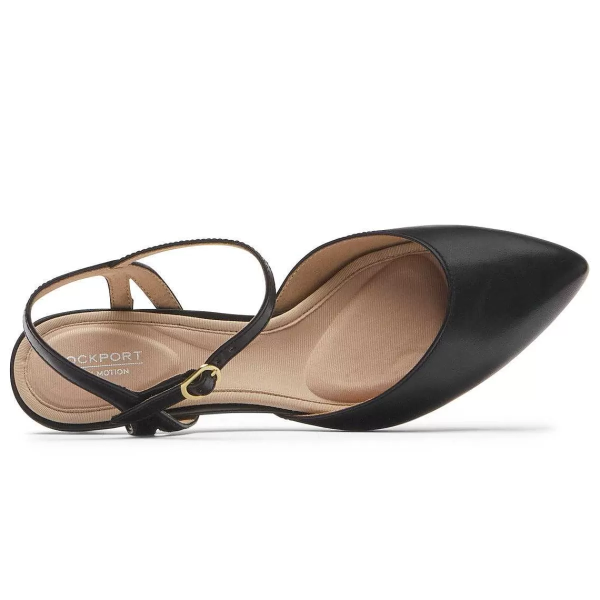 Rockport Salto feminino com tira no tornozelo Total Motion Kalila Glamour nu*Mulheres