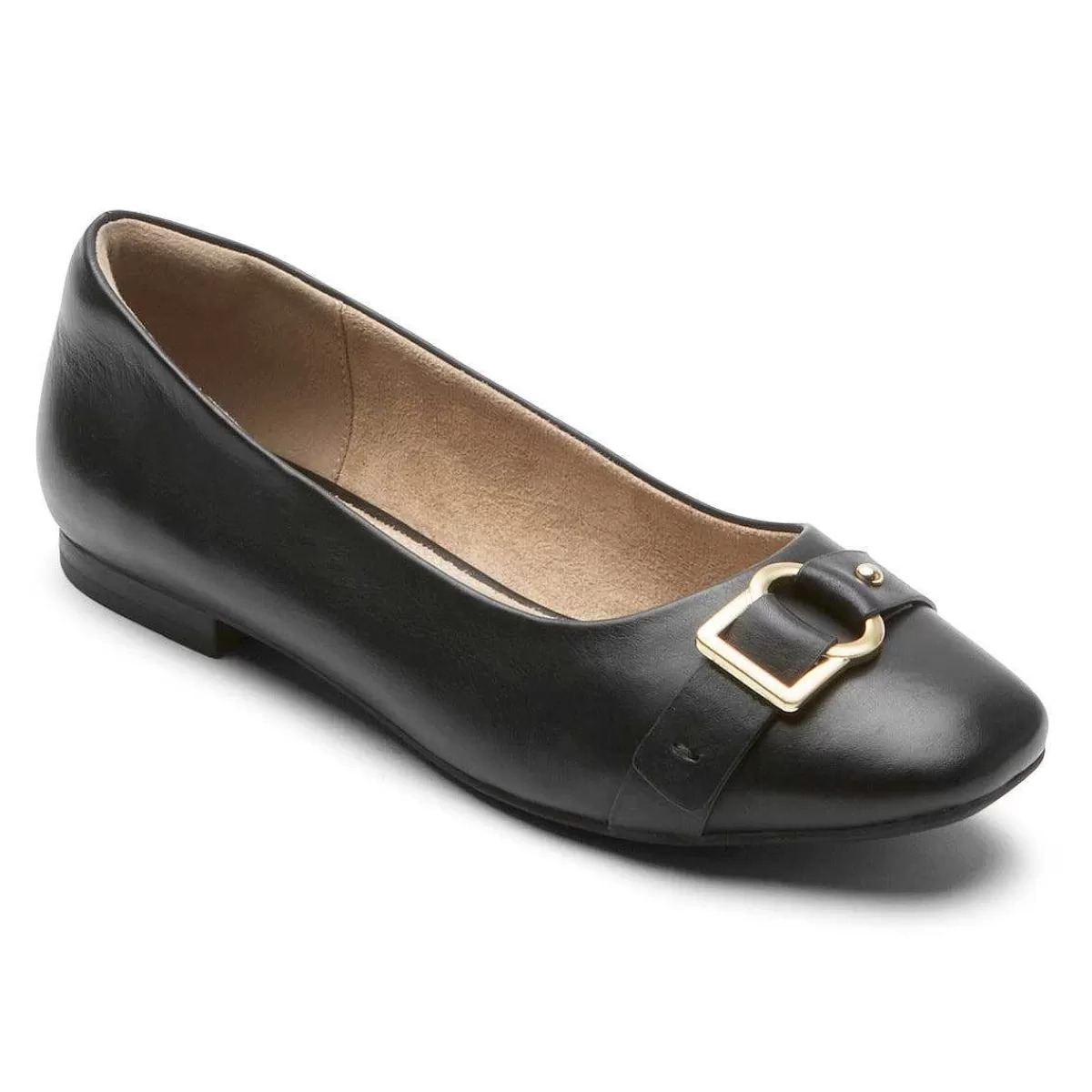 Rockport Zoie Ring Ballet Flat feminino Preto*Mulheres